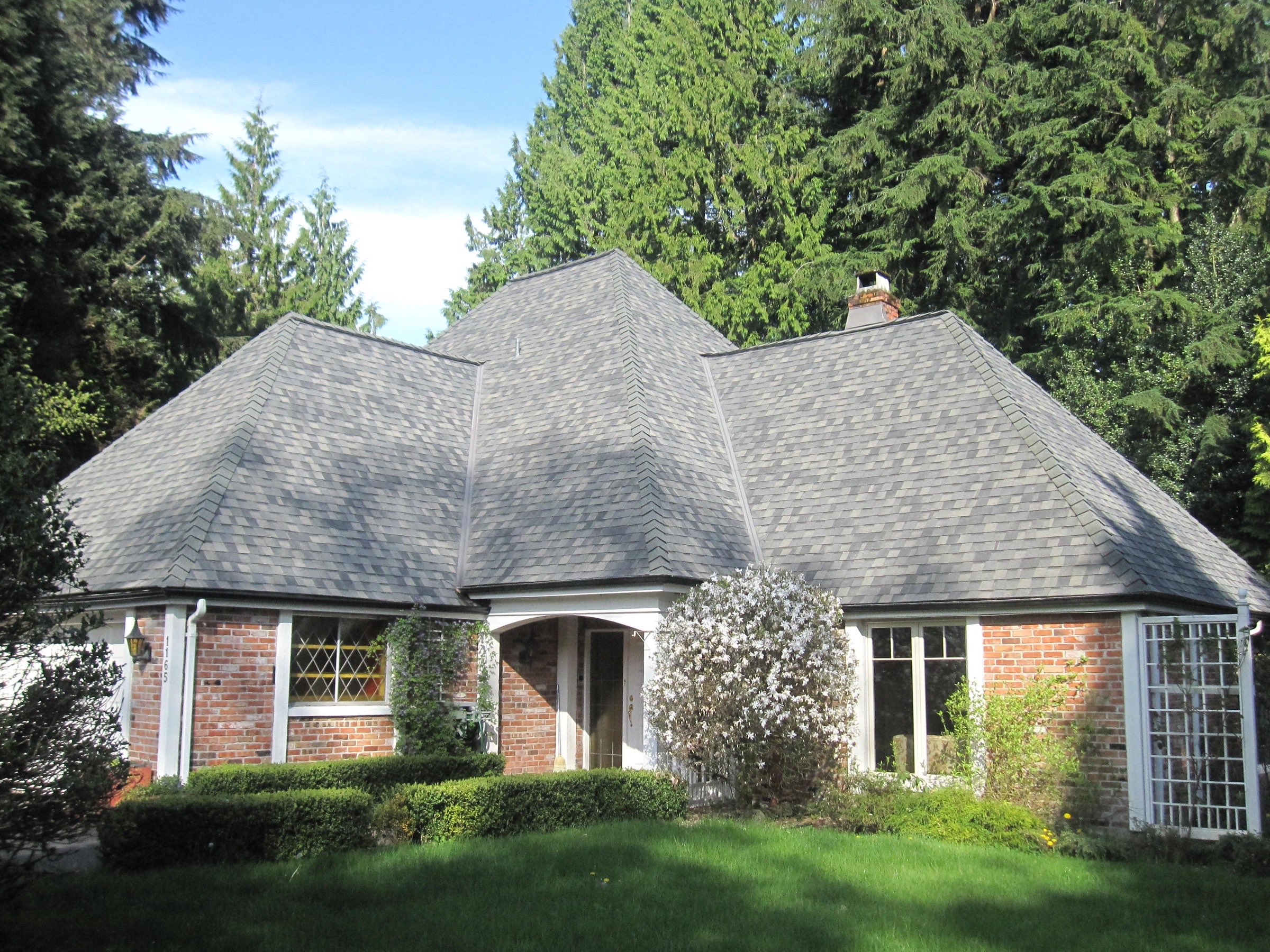 Completed roof on a Lower Mainland home by GL Roofing